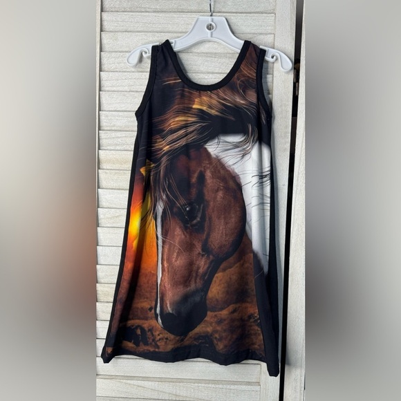 Boutique Horse Dress. Great condition. Size 5/6. Western. Boho - Picture 5 of 5